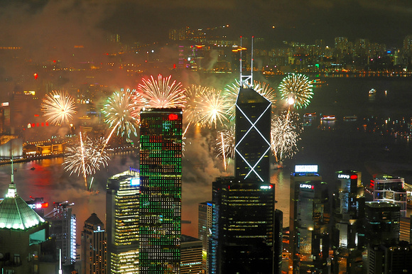 Fireworks, Hong Kong