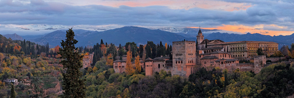 Alhambra Sunset Panorama