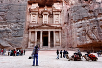 Tourists at Petra
