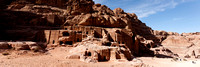 Outer Siq and Streets of Facades Panorama