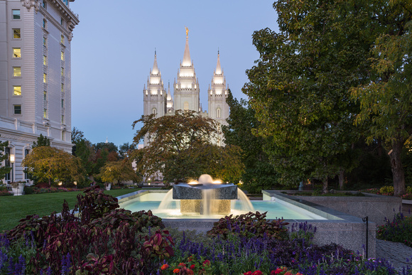Mormon Temple at Dawn