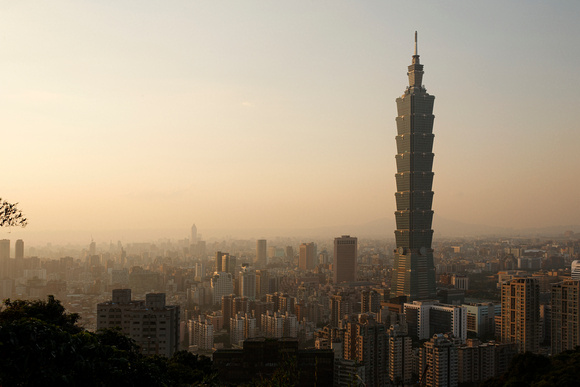 Taipei City at Late Afternoon