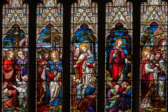 Bath Abbey Stained Glass Windows