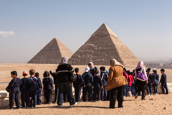 School Children at Pyramids