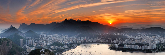 Rio Sunset Panorama