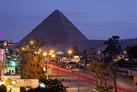 Great Pyramid at Twilight