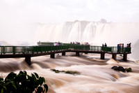 Viewing Iguacu Falls