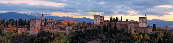 Alhambra Sunset Panorama