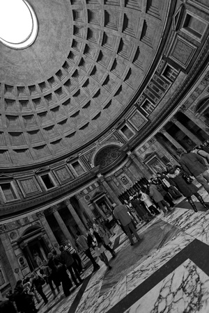 Pantheon Interior (B&W)