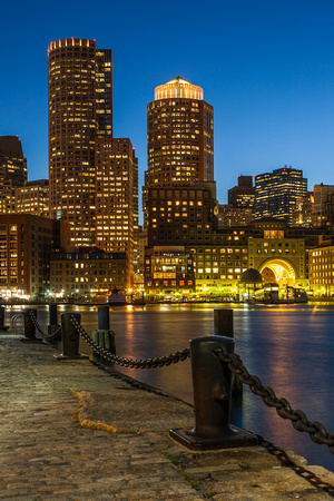 Downtown Boston at Twilight