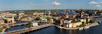 Panoramic View from City Hall Tower, Stockholm