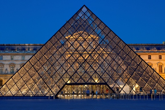 Louvre Museum at Twilight